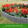 10pcs Garden Fence Imitation Stone Plant Support Stake Outdoor Landscape Edging Decorative Border