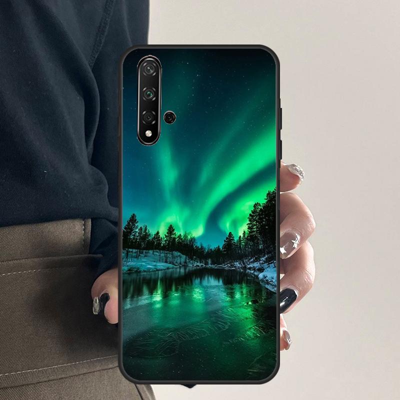 Northern Lights For Huawei Nova Y70 Y90 Y60 Y61 Y91 Y72 9 10 SE 12i 12s 11i 5T P60 Pro P20 P30 P40 Lite Case