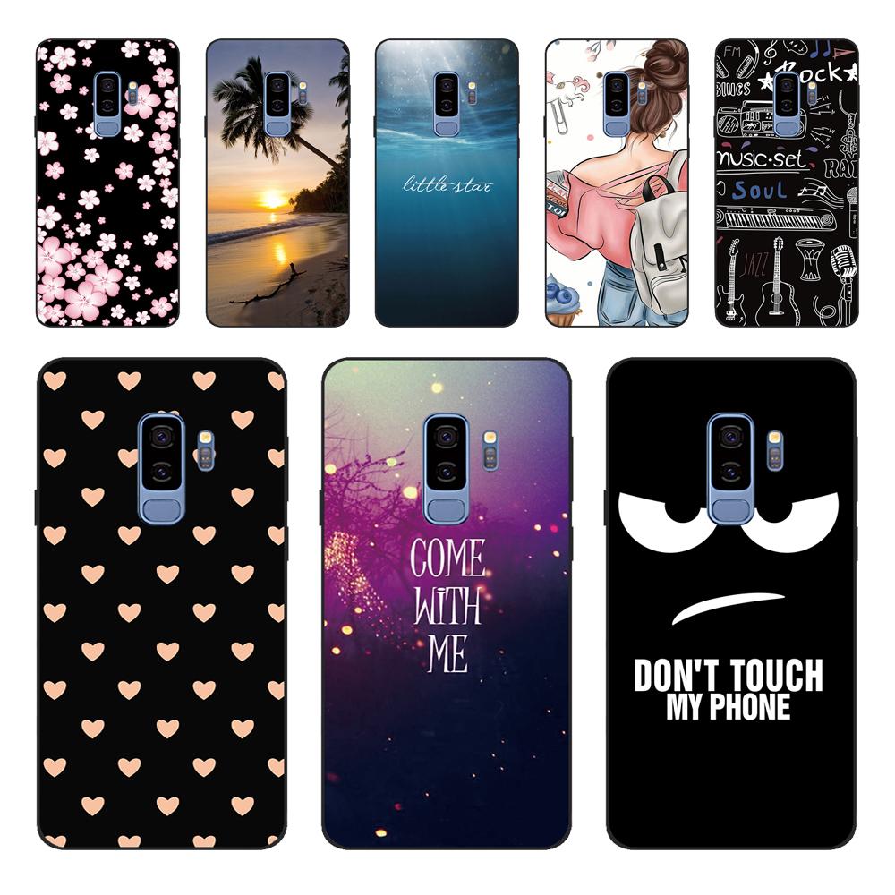 Case For Samsung Galaxy S9 Plus Silicone Case Cute Pattern Soft TPU Case For Samsung Galaxy S9 S 9 Plus Bumper Phone Case Coque