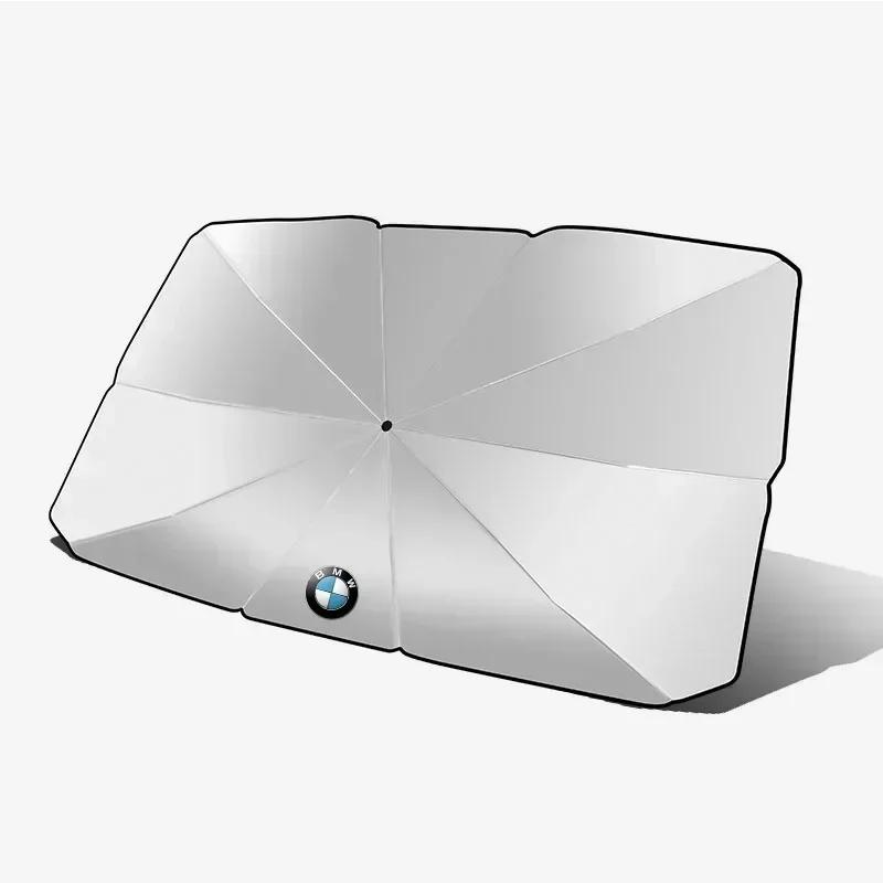 Car Sticker For BMW Windshield SunShade Umbrella Hemmed Edges Cover Protector Parasol For BMW M M3 M5 E46 E90 F20 E39 E91 E87 E6