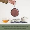 Wood Ash River Ceramic Travel Tea Set: 2-Cup Gongfu Set for Camping - Ideal Gift for Elders