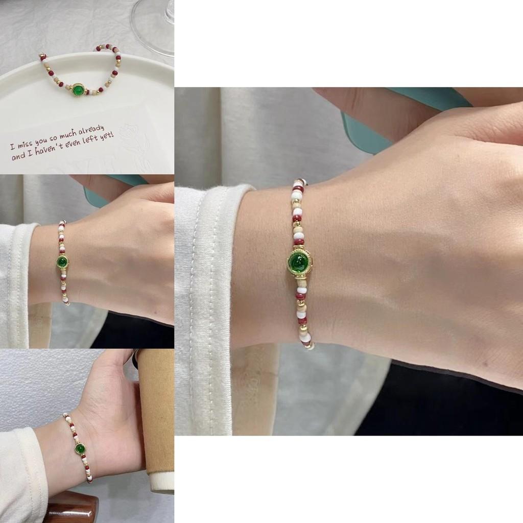 Elegant Geometric Design Xiaomi Bead Color Block Bracelet For Women Fashion Accessories