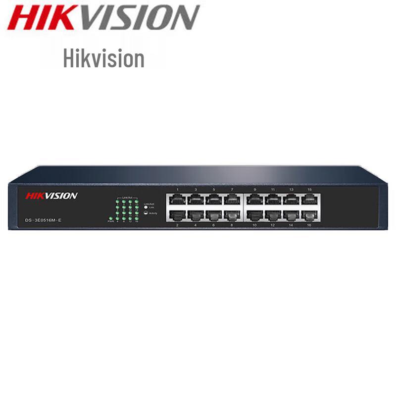 

Hikvision DS-3E0516M-E 16-Port Gigabit Unmanaged Switch