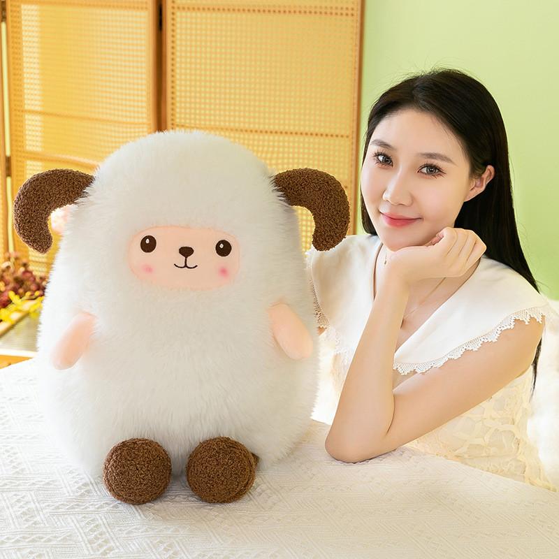 Cartoon Sheep Plush Toy Dolls Room Decoration Ornaments Children Gift Christmas