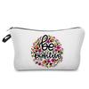 Women Flower Print Cosmetic Bag Toiletries Organize Travel Storage Case 6778