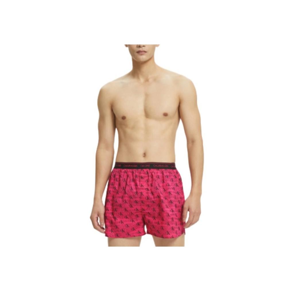 Calvin Klein One Gravity Band Letter Print Loose Fit Boxer Shorts Men Underwear Brown NB2998-1BB