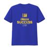 Mens Motivational I Am Quote Design For Business Success Raglan Baseball T Shirt White vintage Washed homme designer clothes