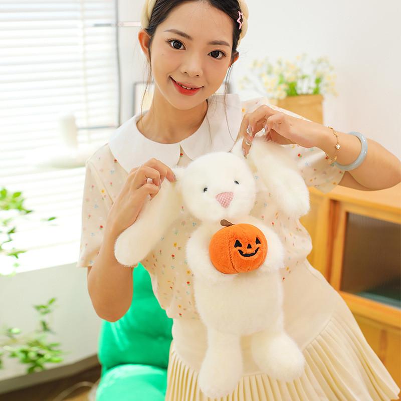 Plush Bunny Doll With Heart Embroidery For Girls And Kids Gift