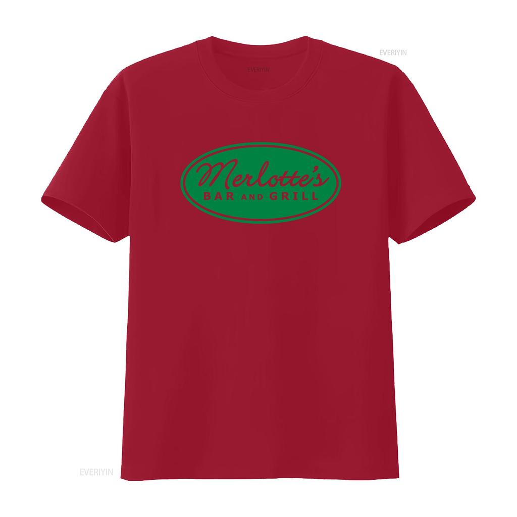 Juniorské tričko True Blood TV Show Series Merlottes Bar and Grill Print Bílé Cosplay Vintage Vyprané Streetwear Strečové