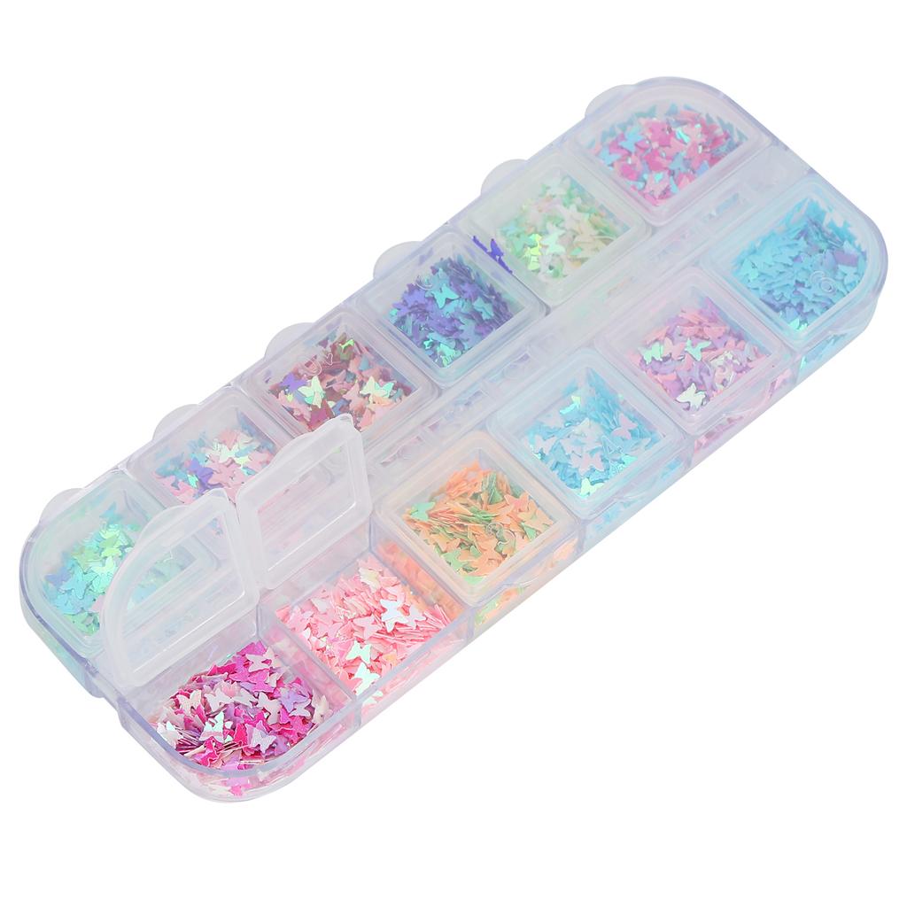 Butterfly Sequins Colorful Plastic Material DIY Decoration Crumbs Crafts Making Supplies