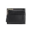 Style On Bag Genuine Leather Bifold Wallet by Compact Wallet with Card Case Women's LIZDAYS, (Black) [Used]