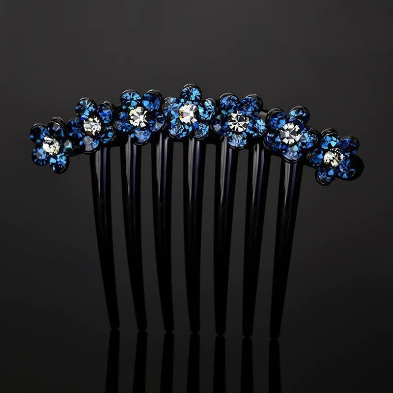 Strass Blume Haarkamm Haareinstecker Kopfschmuck Damen Haaraccessoires Haarkamm