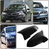 Gloss Black Rearview Mirror Covers Cap For 2014-2018 BMW 5Series F10 F11 F18 LCI