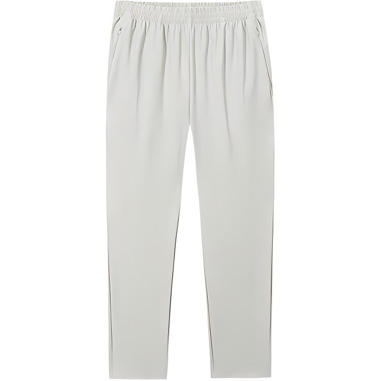 Anta Casual Simple Solid Color Straight Leg Lace-Up Comfortable Versatile Knitted Sports Pants Women bottoms 962527302-1