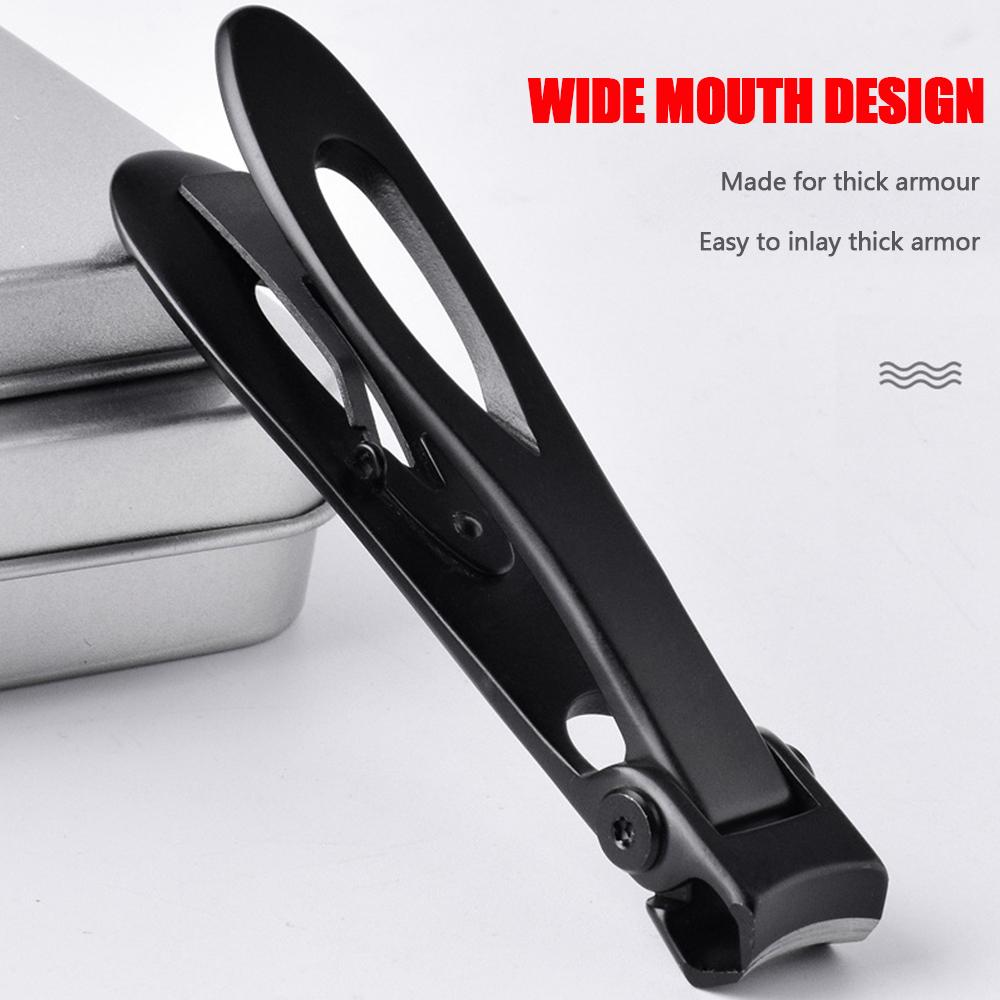 Toe Nail Clippers Nipper Wide Large Jaw Opening for Thick Nail Stainless Steel Pedicure Manicure Kit Toenail Nipper Cutter