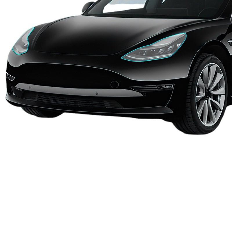 Tesla 3 Scratch-Resistant TPU Headlight Protection Film
