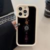 Sun Moon Mobile Cell Phone Case for iPhone 17 16 15 14 13 12 11 Air Pro Max Plus Thicken TPU Colorful Cover Pretty Luxury