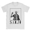 Sanji Vinsmoke TShirt for Men Ones Pieces Humor Cotton Tees Round Collar Short Sleeve T Shirt Birthday Gift Tops