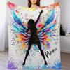 Personalisierte Musikliebhaber Kuscheldecke  Individuelles Namensdesign  Weiche Flanelldecke für Sofa Bett  Perfektes Geschenk für Sie