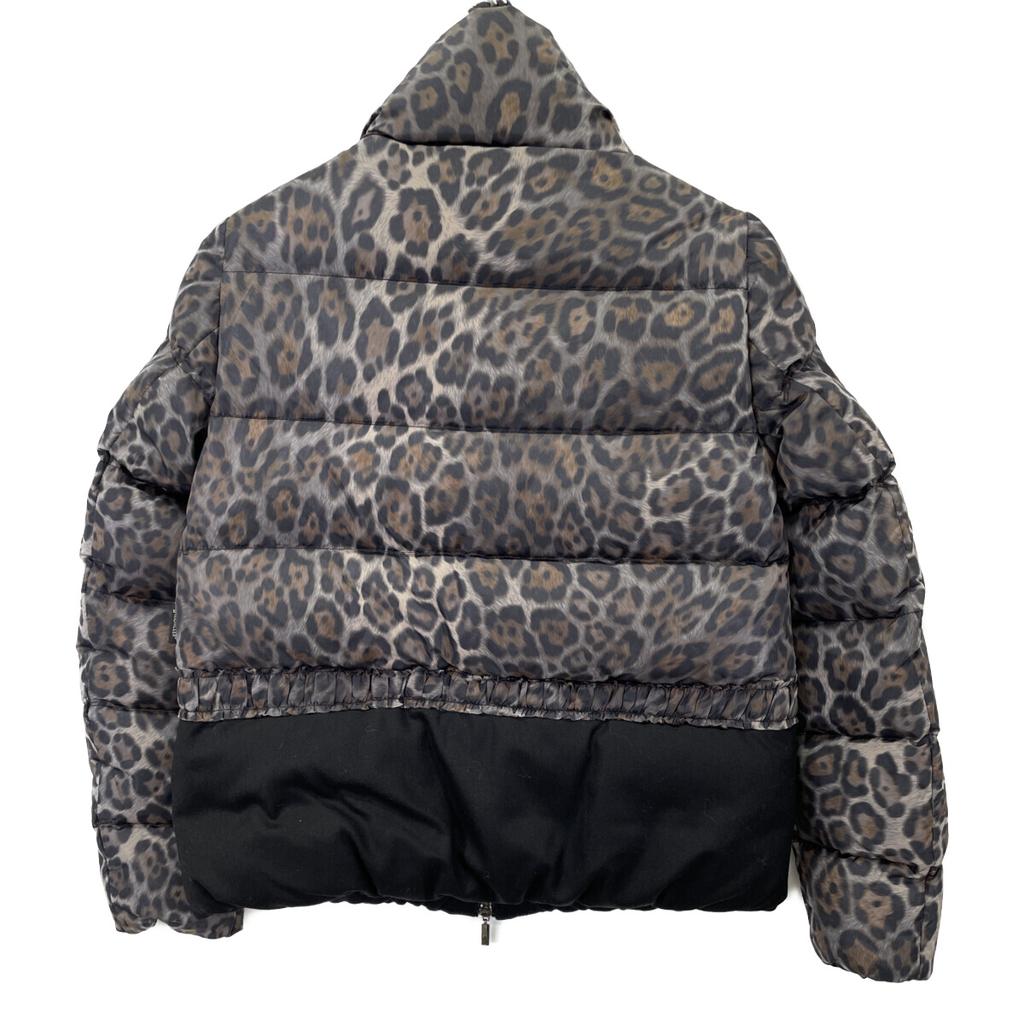 MONCLER ARGENTEE GIUBBOTTO down jacket Jacket 0 Leopard x BlackUsed