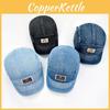 Letterdecorated Denim Bucket Hat With Sun Protection For Spring Summer And Fall