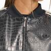 adidas Originals SST FW25 Comfortable Striped Stand Collar Short Sleeve Jacket Women Jacket KE5035
