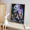 Disney Diamond Painting Jack Sally Dark Fairy Tale Illustration 5D Diamond Painting Art Embroidery Cross Stitch Room Decoration