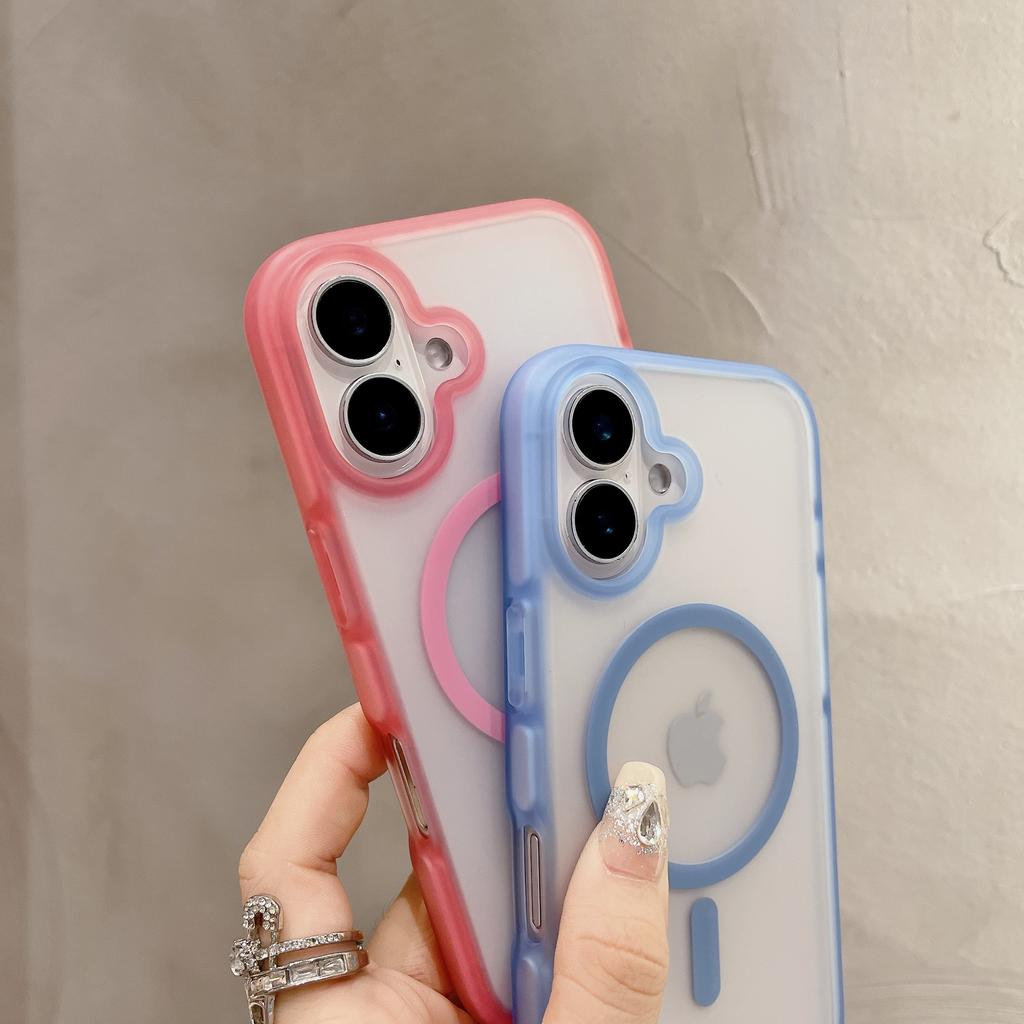 Magnetický protipádový kryt na telefon s airbagem, vhodný pro ochranný kryt IPhone16, pouzdro Apple 15promax a 14 šňůrka