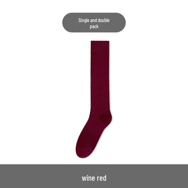 

Women s Black Over-the-Knee Calf Socks - Japanese Style, Spring/Autumn Trend, Slim Fit, Solid Color Women s 35-40