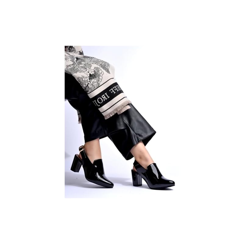 Shoetopia Pointed Toe Black Pumps For Women & Girls /Eu37