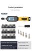 36-Piece Adjustable Torque Screwdriver Set with Digital Display
