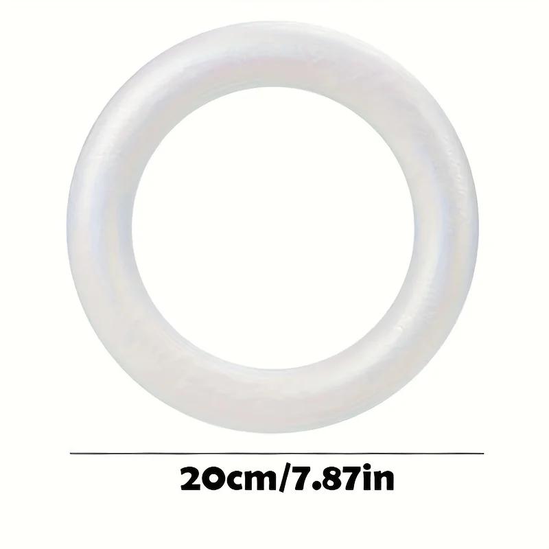 

A Top Quality Foam Wreath Rings Ornament Flower Arrangement Stylish Creative Desktop Foam Circles for Crafting Party Holiday DIY