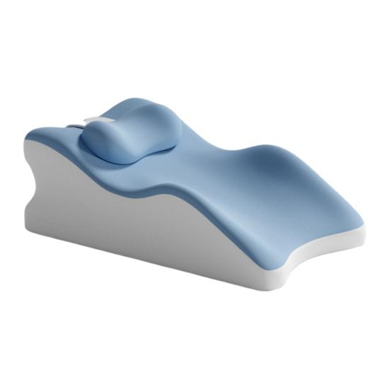 Couples Wedge Pillow Memory Foam Leg Wedge Back Cushion Ergonomic Intimacy Support Prone Pillow for Bedroom Living Room Sitting Lying