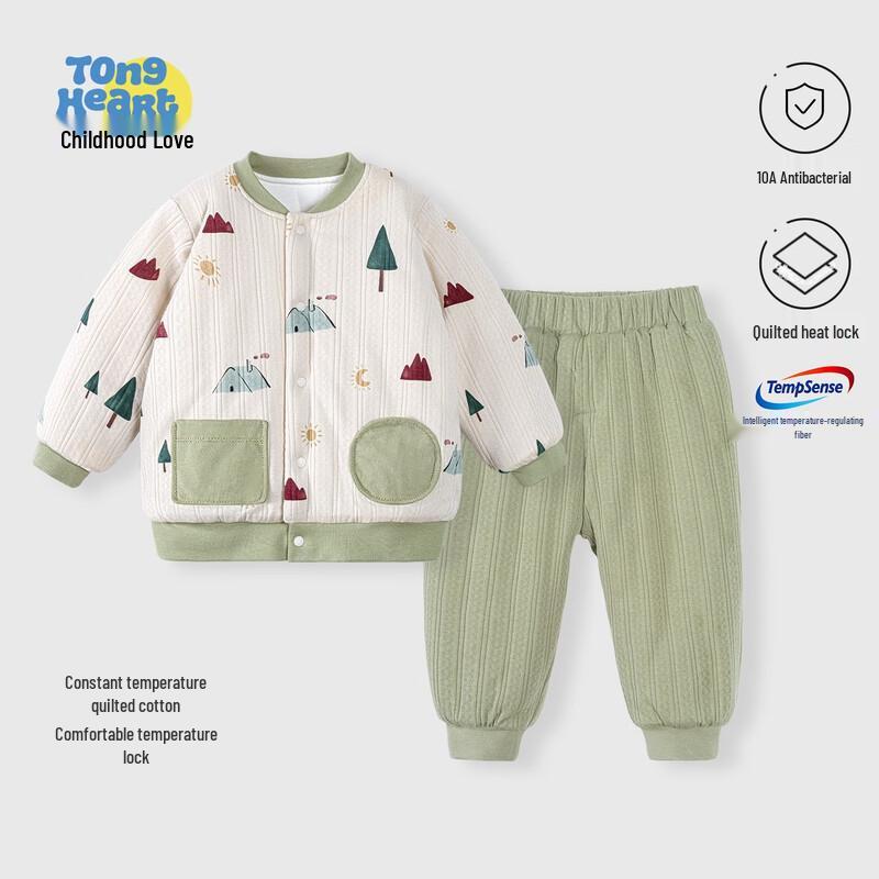 Baby Thermal Cotton Padded Winter Suit 90