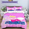3pcs Peppa Pig Duvet Cover Set -  Includes 1 Duvet Cover and 1/2 Pillowcases (No Insert) yy251107179