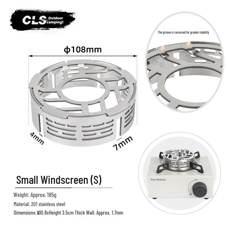 CLS Windproof Camping Stove Shield & Heat Concentrator