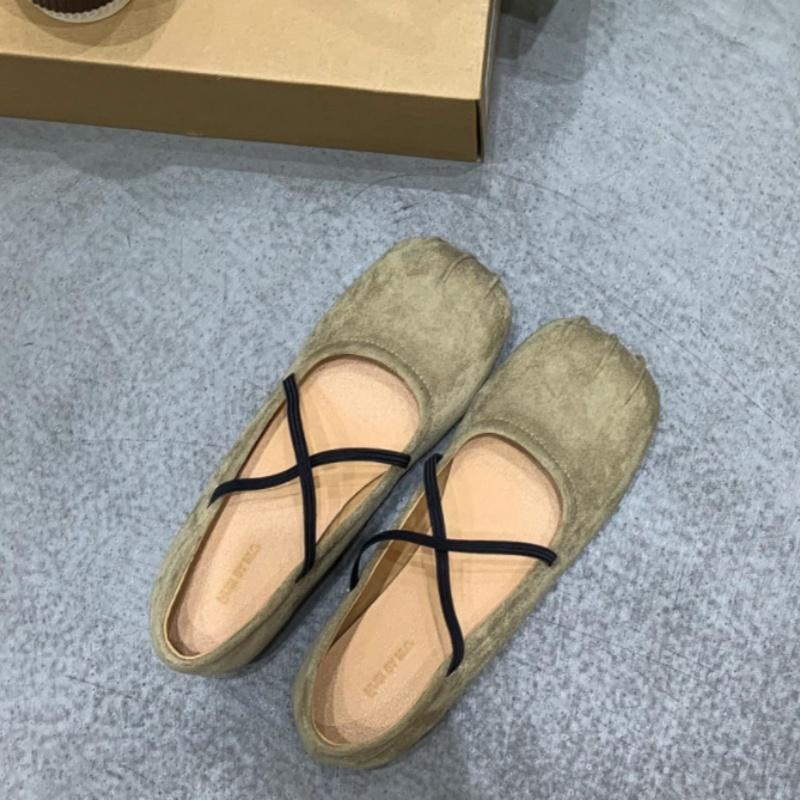 Fashion Bailamos New Brand Women Flats Fashion Square Toe Shallow Mary Jane Shoes Soft Casual Ballet Shoes Slingback Shoes