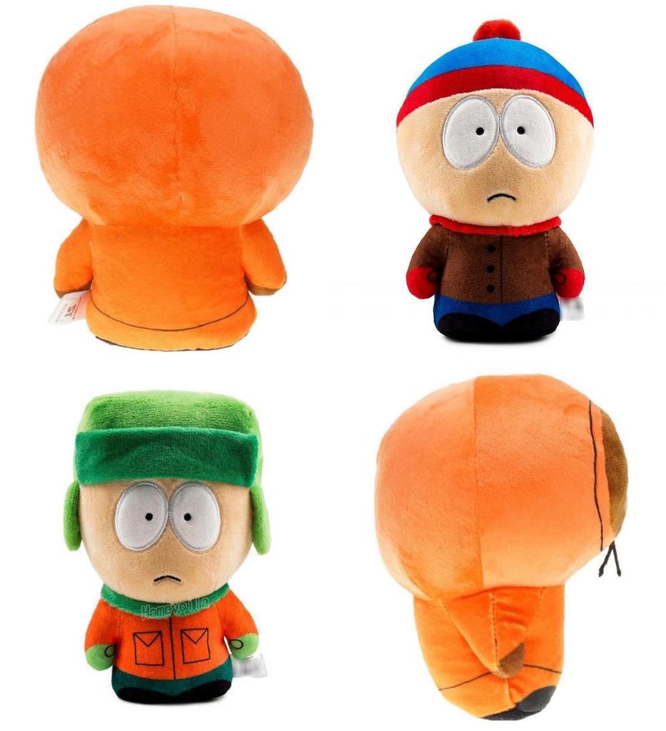 South Park Keychain With Kyle Cartman And Kenny Plush Toys
