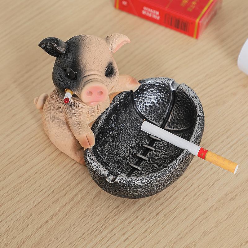 Creative Puppy Cat Dog Ashtray, Anti Fly Ash Ashtray, Home Living Room Office Funny Ashtray, Birthday Gift for Boyfriend