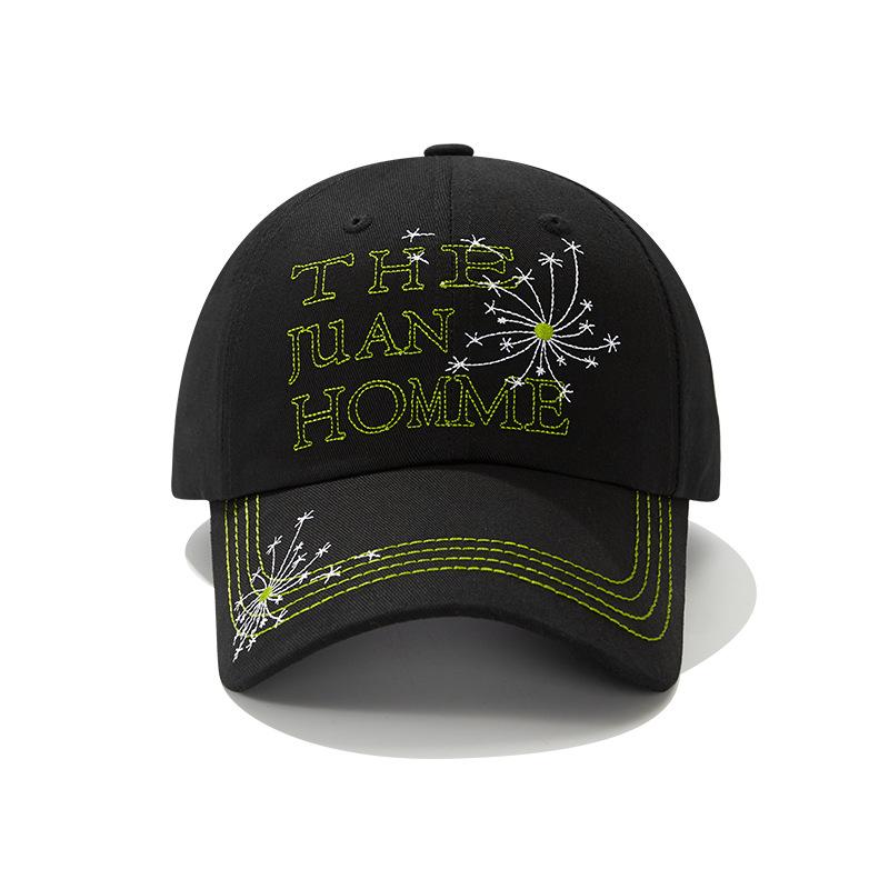 New camouflage baseball cap women's sunshade sunscreen personality niche scattered dandelion cap