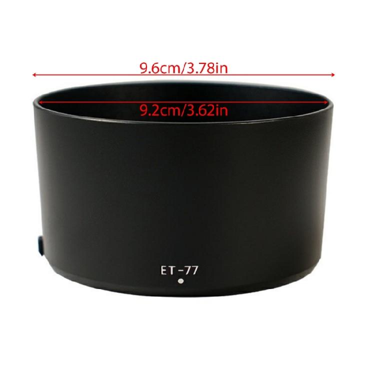 ET77 ABS Sunshade Lens Shade for RF 85mm f/2 Macro IS R5 Mount Lens Guard Protects Agains Unwanted Light