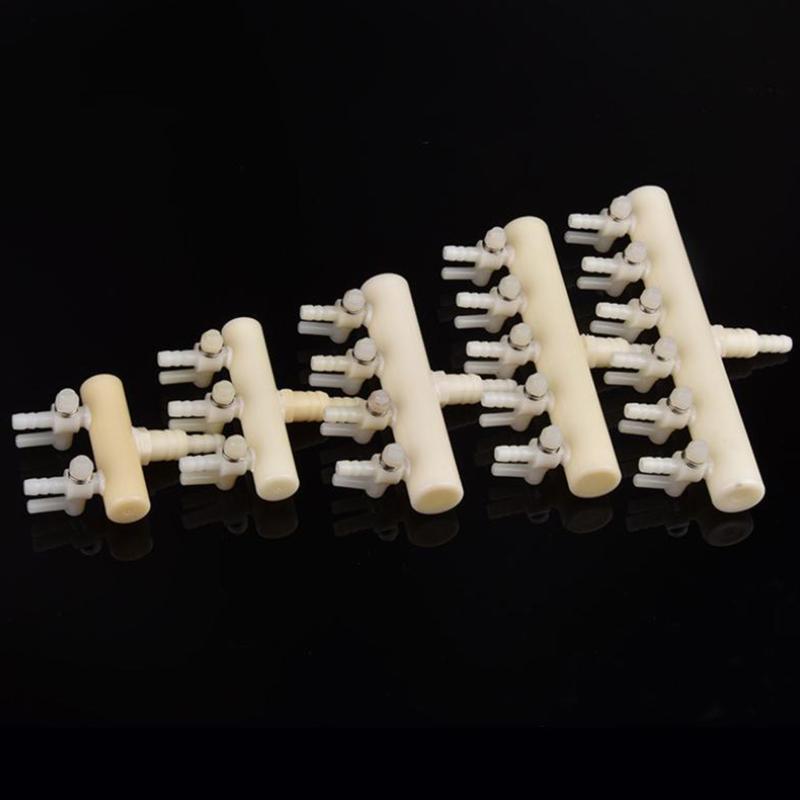 2/3/4/5/6Way Aquarium Air Pump Hose Splitter Oxygen Pipe Distributor Fish Tank Aeration Tube Air Flow Control Valve Accessories