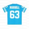 Racing Driver George 63 RUSSELL Jersey 63 Pattern Design T-shirt Unisex Street Wear Summer V-neck 3D Printed T-shirt For Women