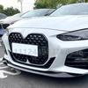 For 2020+ BMW 4 Series 425i 430i G22 G23 MP Front Bumper Spoiler Lip Carbon Fiber Look/Gloss Black Lower Air Dam Protector