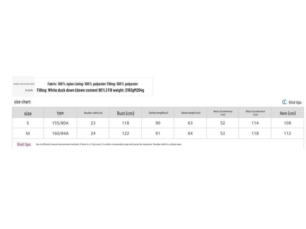 Mocana Women's Elegant Long-Sleeve Down Jacket