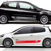 For Renault Clio Car Sticker Auto Door Side Vinyl Wrap Decals Kit Waterproof Auto Wrap Film PVC Decals Car Accessories Exterior