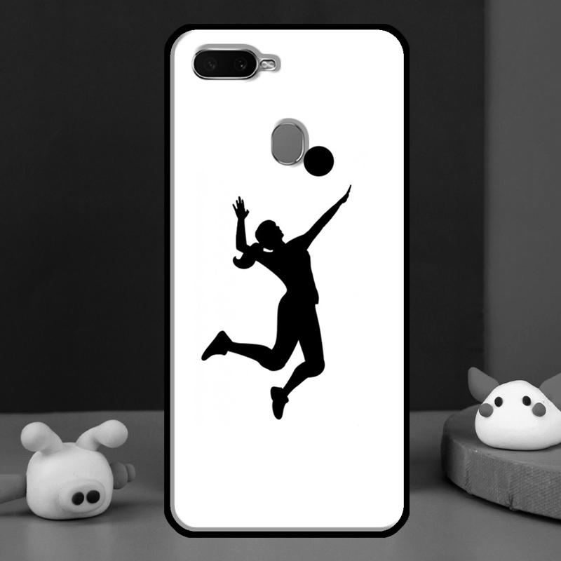 Volleyball Sprot Case For Oppo A16 A76 A96 A58 A78 A98 A5 A9 A91 A15 A17 A77 A52 A72 A74 A94 A54S A57S Cover