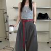 Casual Thin Waist Strap Vintage Trouser Dress Belts Fashion Leather Belt  Women