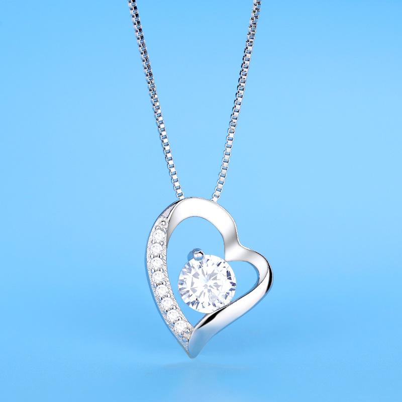 Lindon Damen-Halskette mit Anhänger, Kupferlegierung, Zirkon, modisches Geschenk