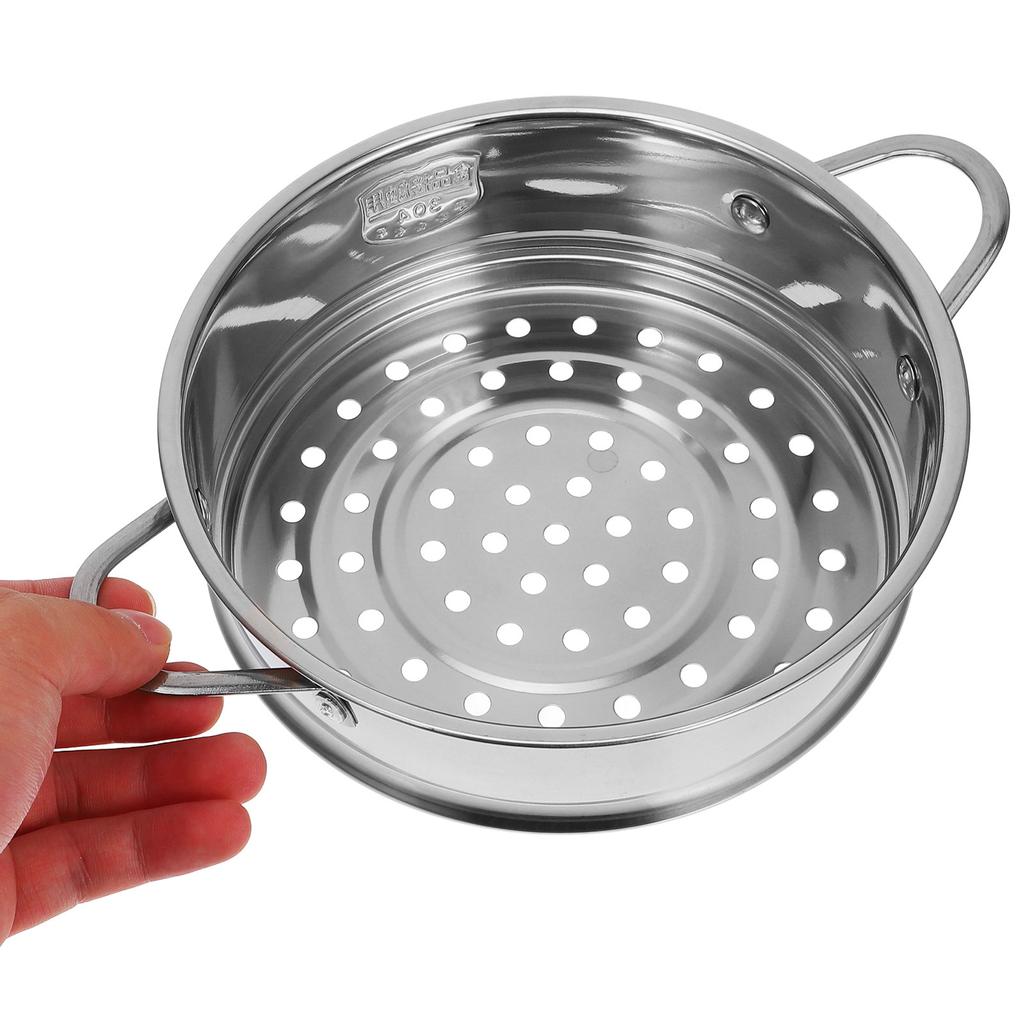 Stainless Steel Food Steamer Basket Long-Lasting Multi-Purpose Kitchen Steaming Tool Suitable for Home Restaurant Cooking